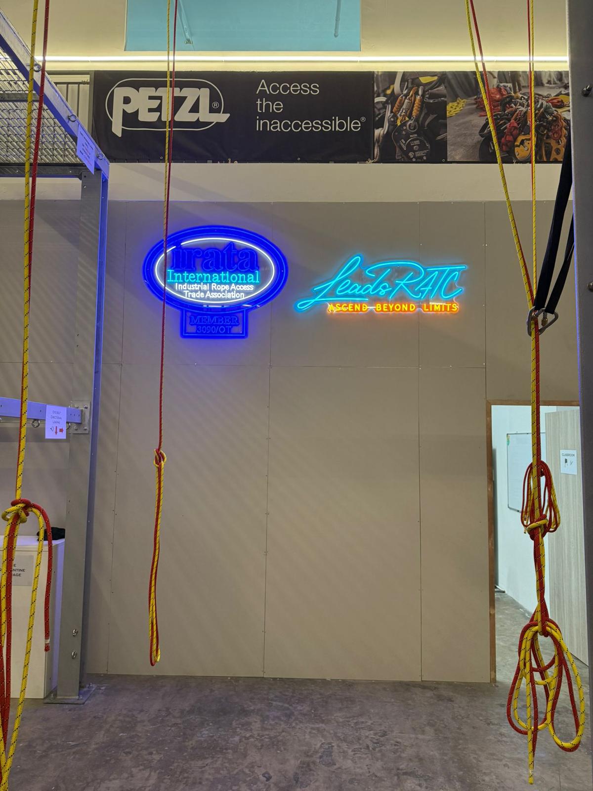 Leads RATC indoor rope access training centre